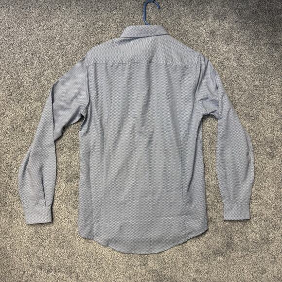 C-Lab NYC Slim Fit Dress Shirt Size Small Preppy Office Formal Comfort Stretch - Picture 10 of 12